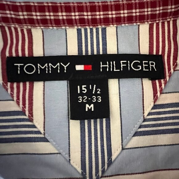 Tommy Hilfiger Men's Striped Button Up Shirt - Picture 7 of 8